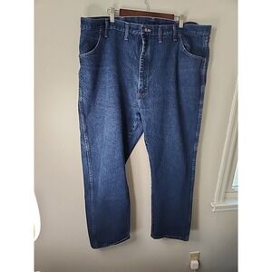 Rustler Jeans Mens Size 46 X 30 - Denim Blue Straight Leg‎ Pants Regular Fit